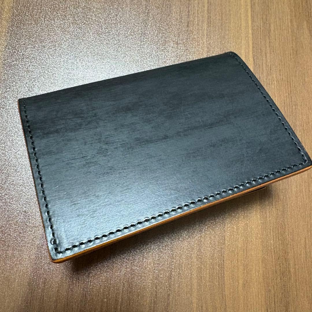 吉田カバン PORTER ポーター 黒 レザー 名刺入れ カードケース