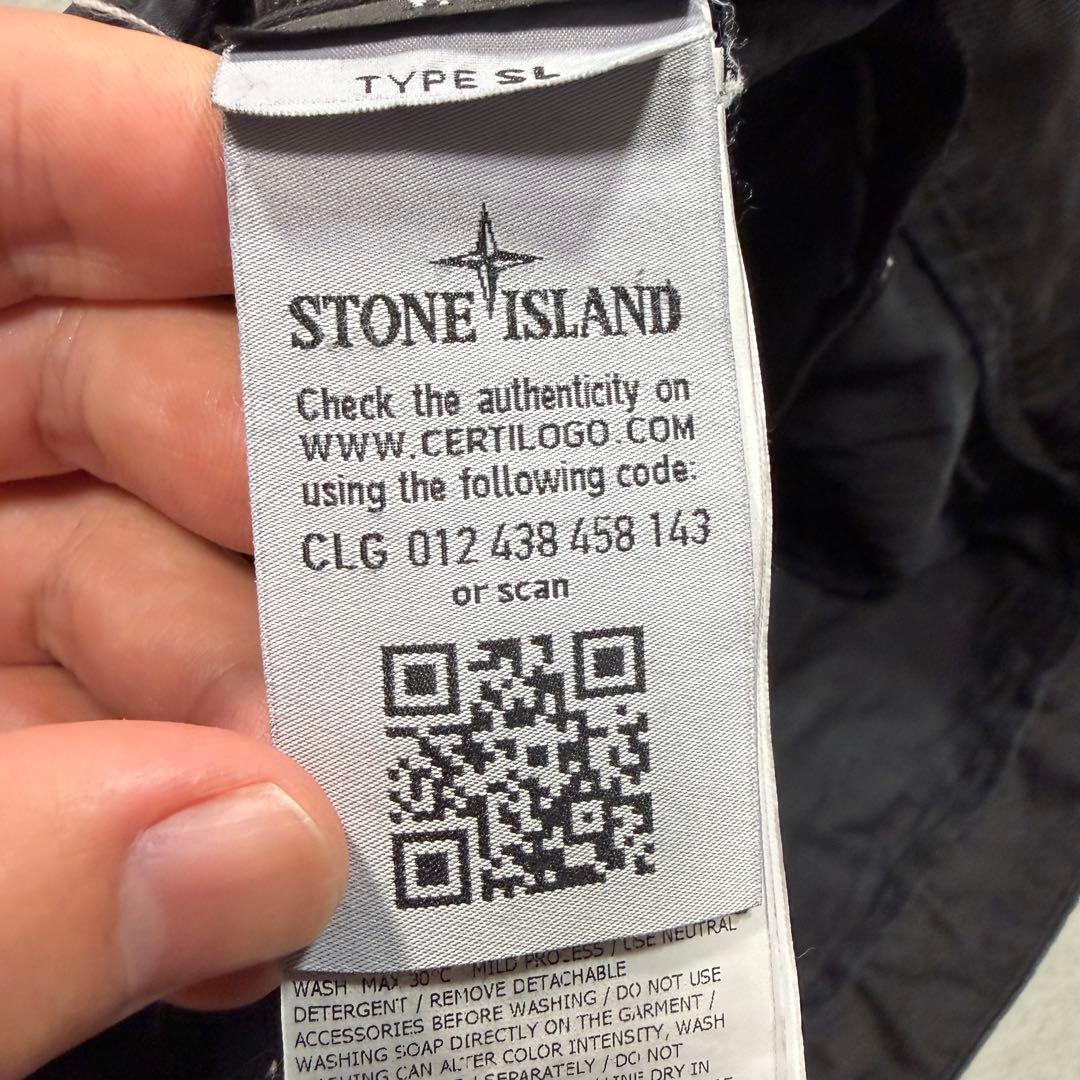 ストーンアイランド　カーゴパンツ　32サイズ　7415318WA ブラック