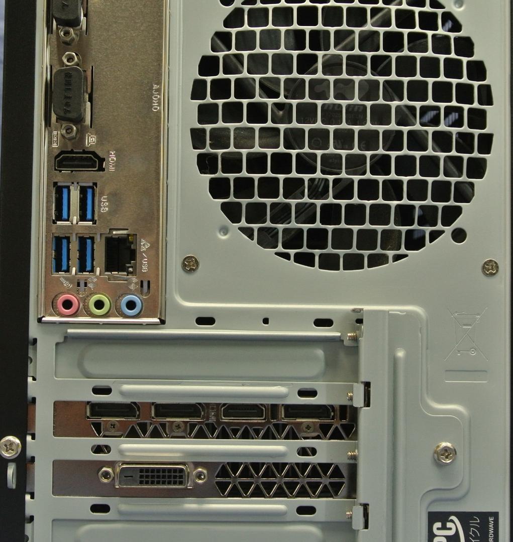 トレーダー必見!22インチワイドモニター4枚 +モニタースタンド+高性能PC