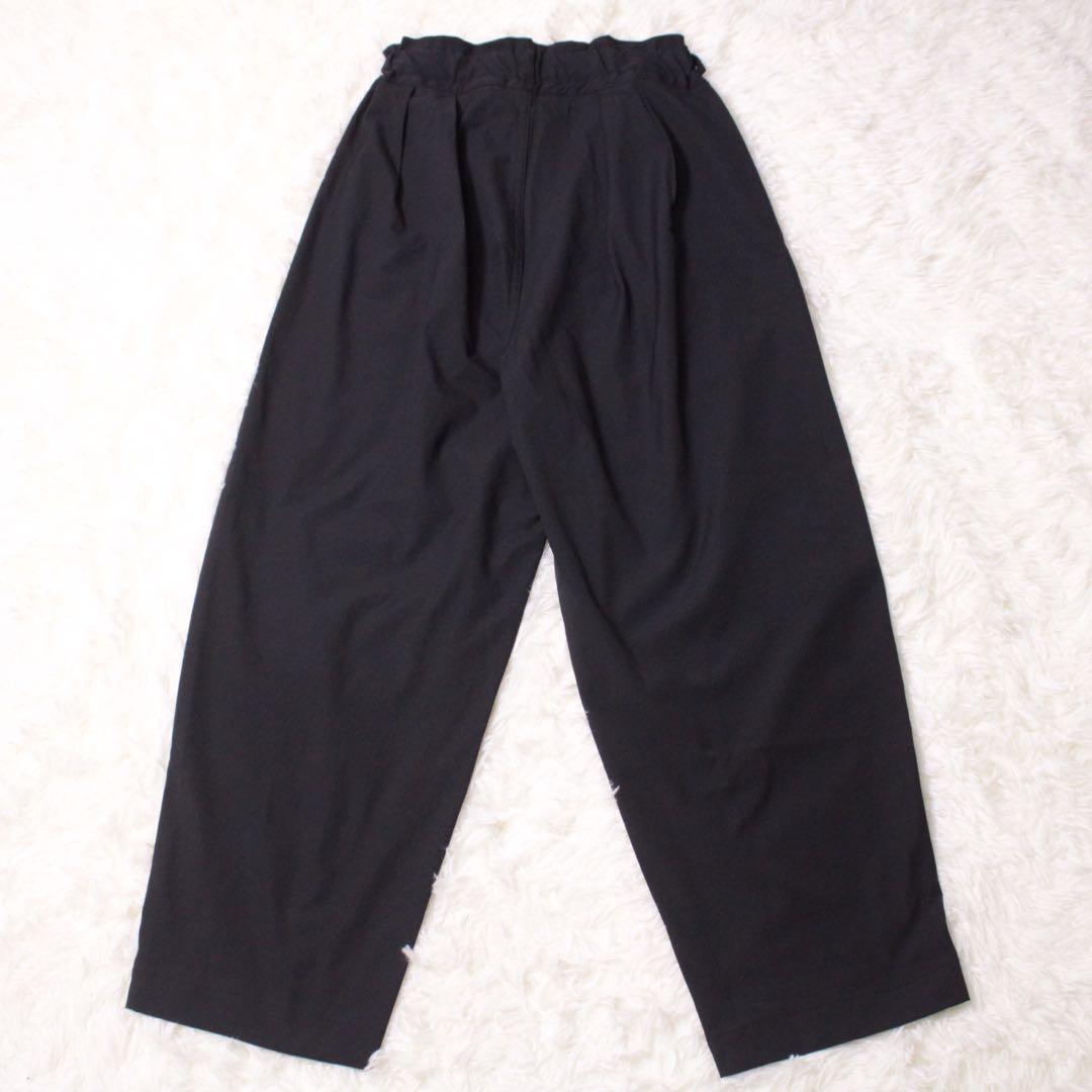 希少 lelill レリル オールウェザー チノパンツ モード ワイド バルーン