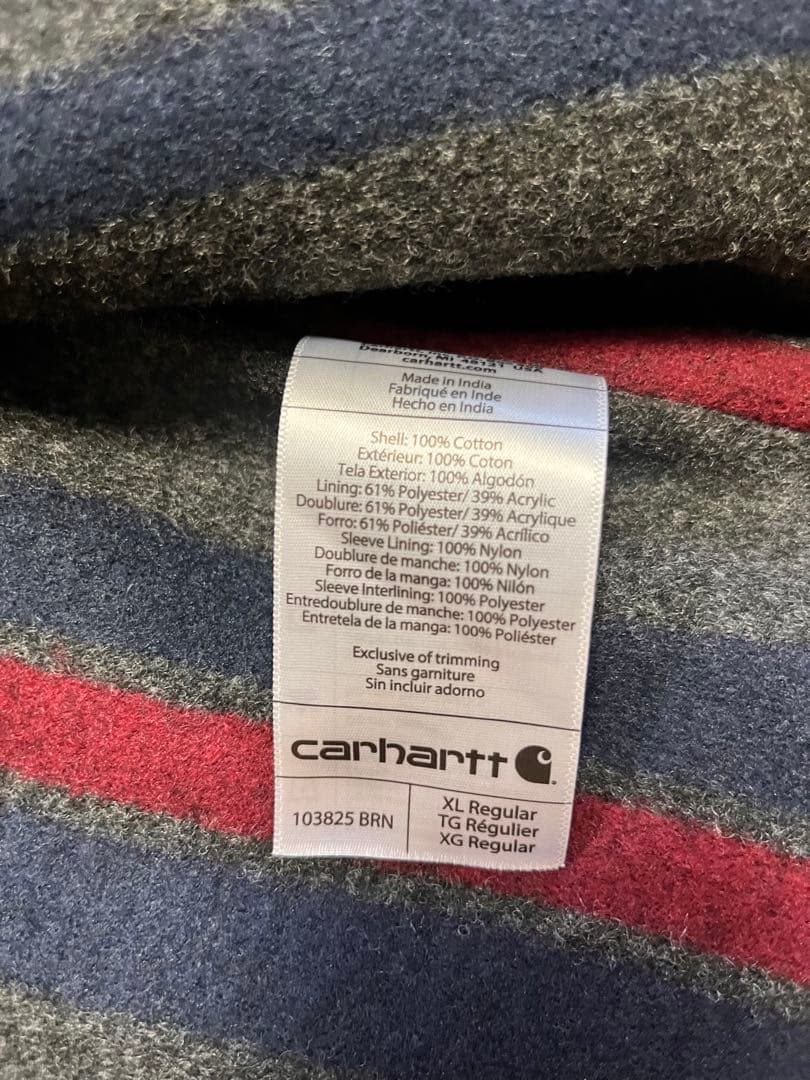 スイカ頭CarharttカーハートUS カバーオール チョアコートXL