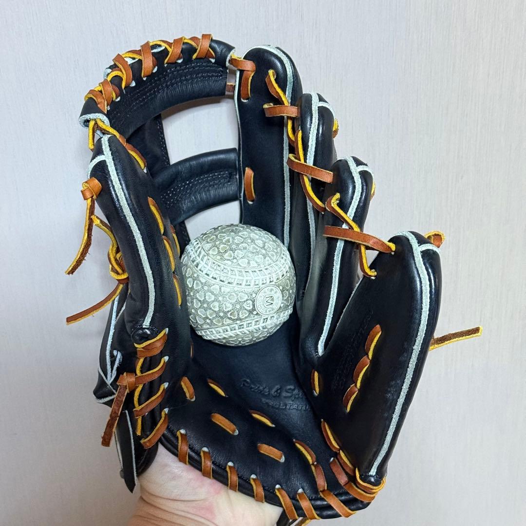 ZETT プロステイタス 軟式 内野手用 クロス締め/逆巻き