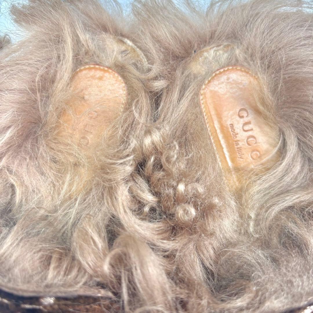 GUCCI グッチ　プリンスタウン　 ミュール　GG ホースビット　37