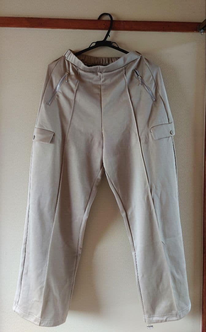 【値下げ】CINEMATIQ ストレッチカーゴパンツ カーキ M