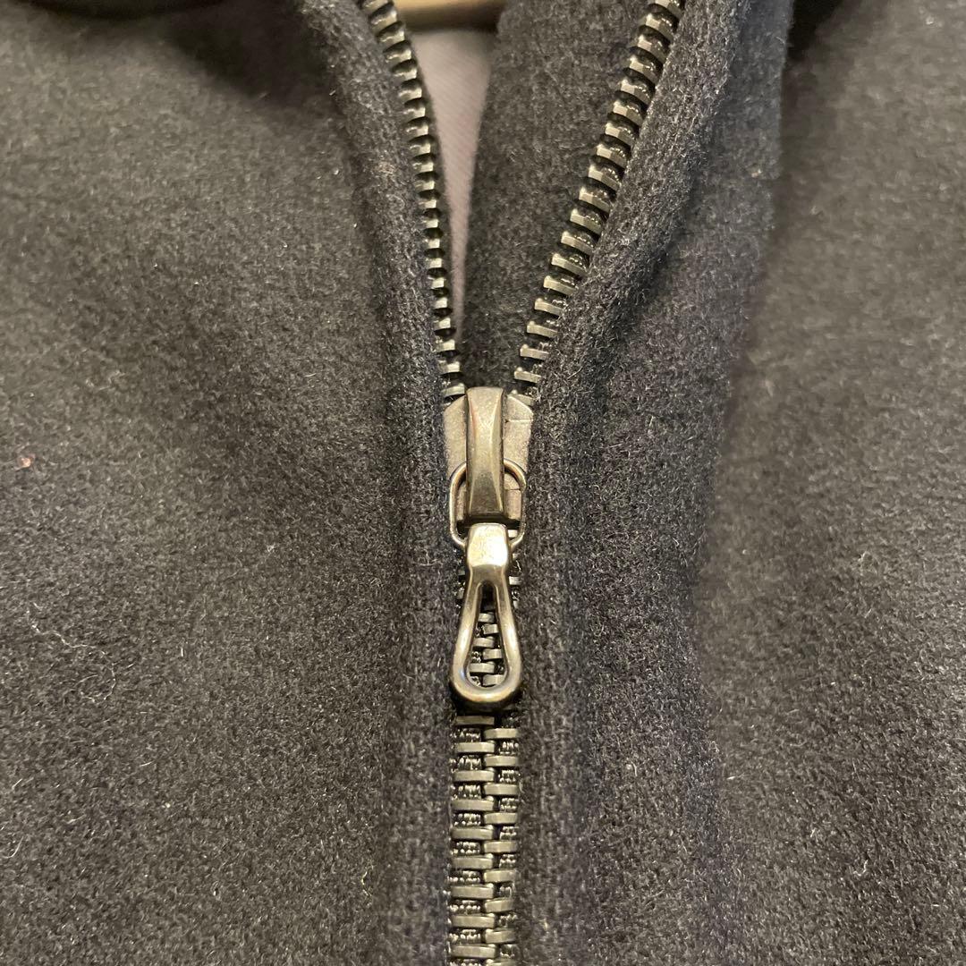 OURET ヌバック レザー メルトン ダウンジャケット 2