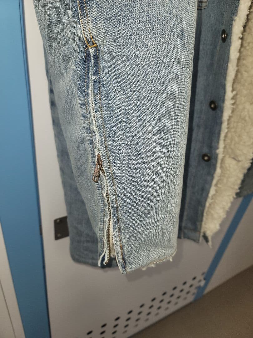 Whim Gazette DENIMボアブルゾン オーバーサイズウィムガゼット