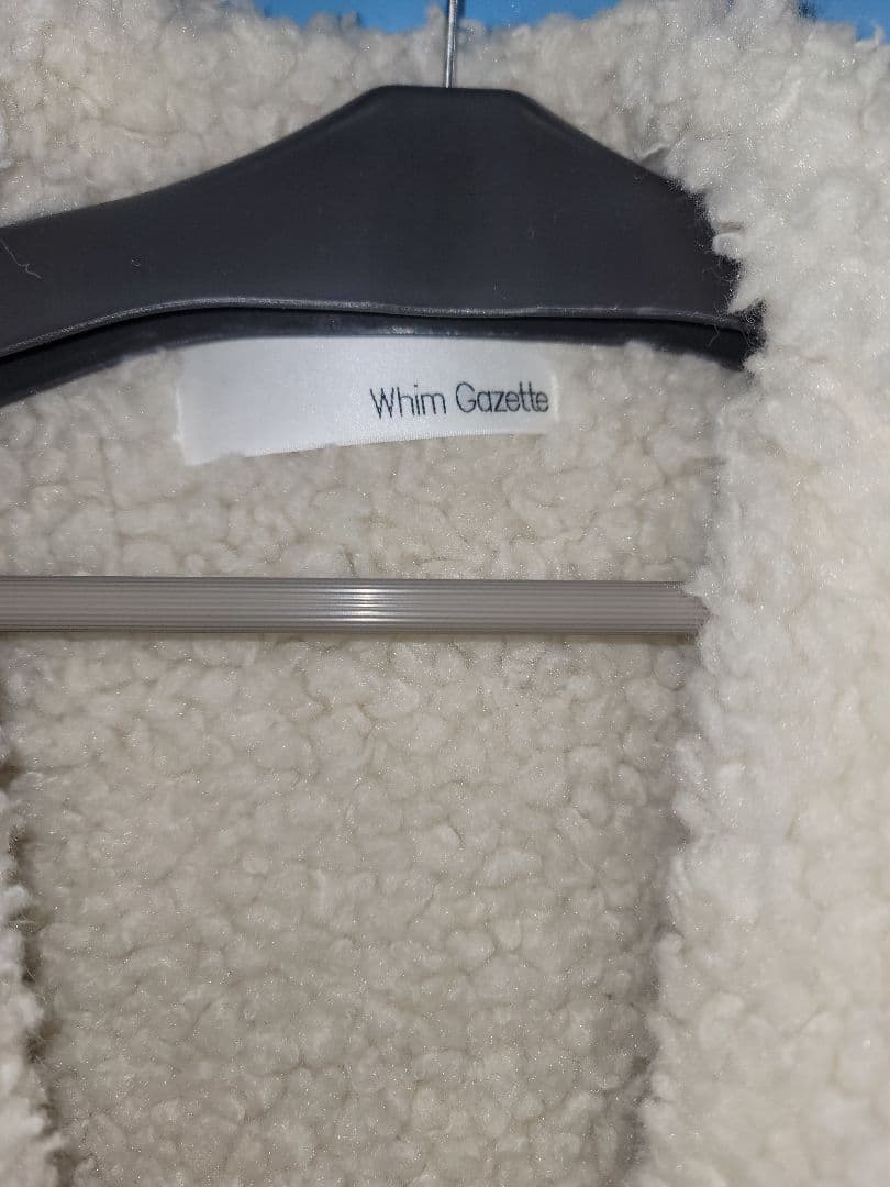 Whim Gazette DENIMボアブルゾン オーバーサイズウィムガゼット