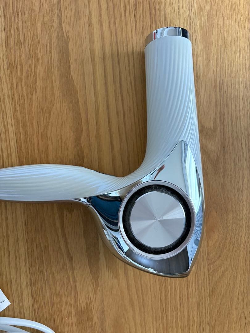 ホワイト ヘアドライヤー ダイヤル式スイッチ