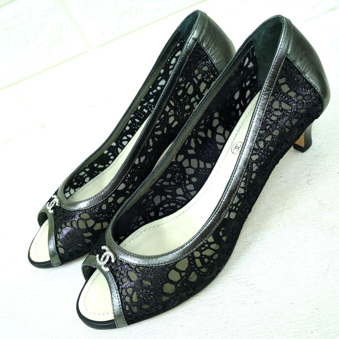 ちろりん様CHANEL シャネル　ミュール　パンプス　ココマーク36 1/2 C