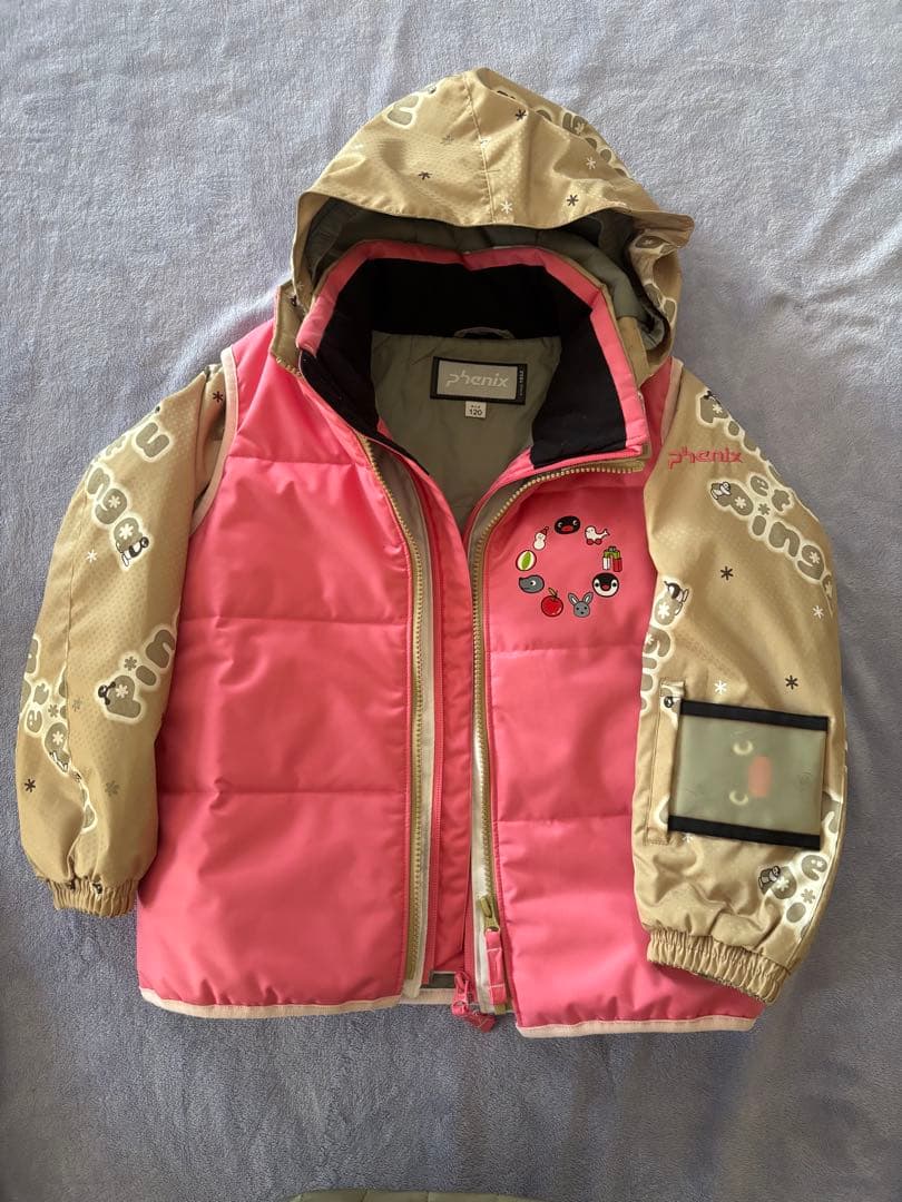 ⭐︎美品⭐︎Phenix ✖️Pingu コラボ　3 way スキーウェア 120