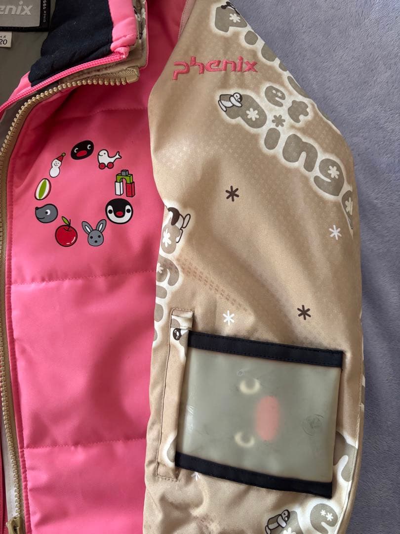 ⭐︎美品⭐︎Phenix ✖️Pingu コラボ　3 way スキーウェア 120