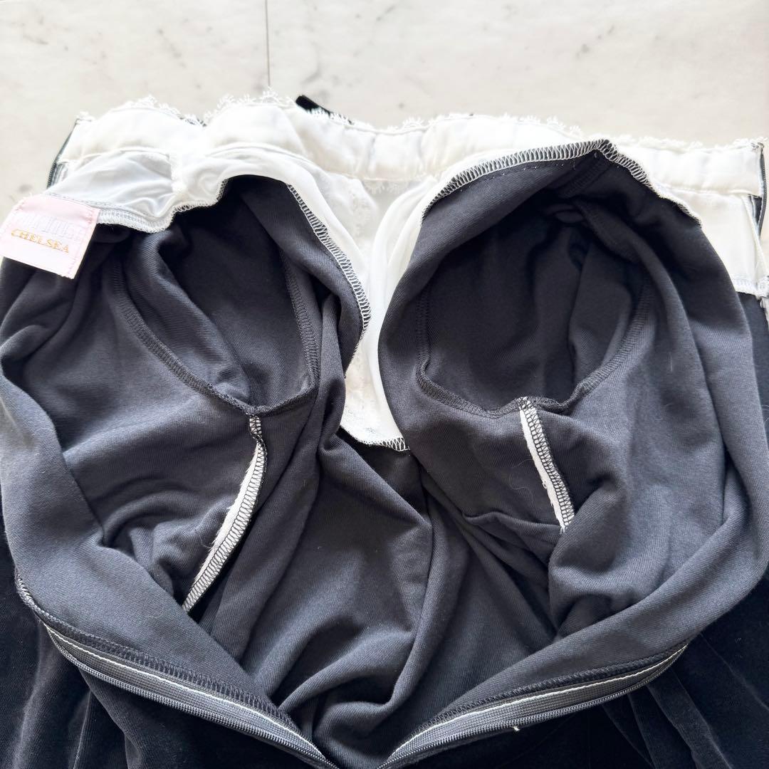 【新品】PINK HOUSE ピンクハウス ワンピース ベロア リボン レース