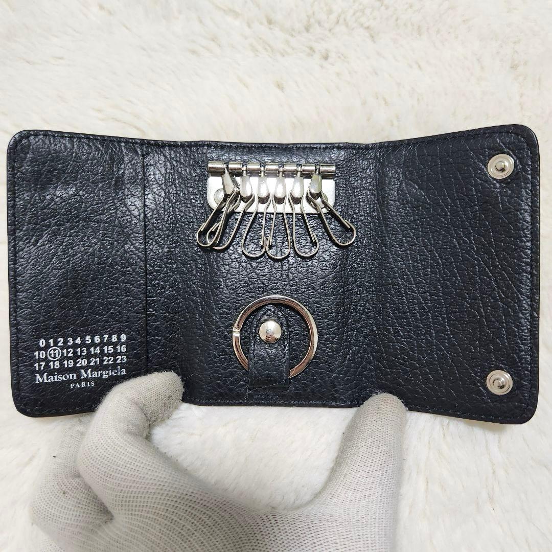✨極美品　付属品完備✨マルジェラ　キーケース　キーリング　6連　カレンダー　黒