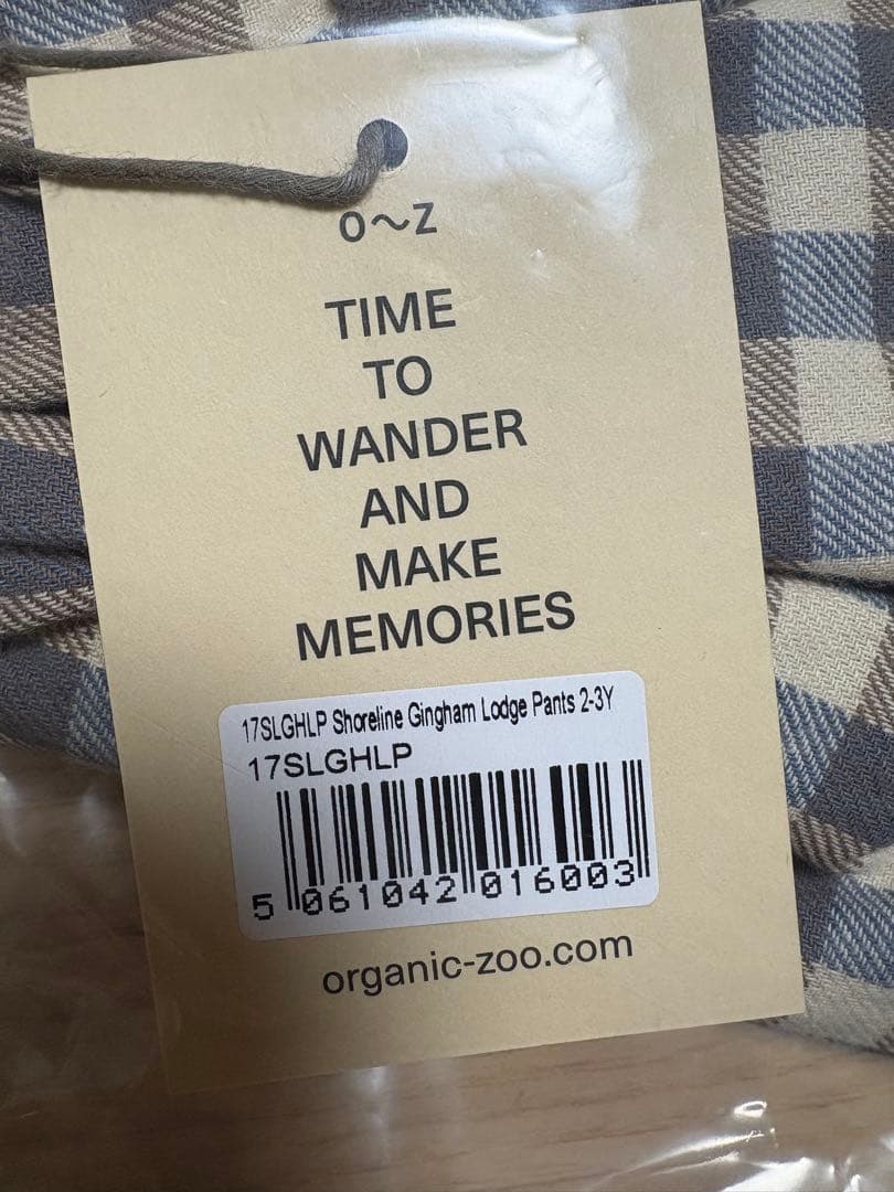 organic zoo 25AW パンツ 2-3y オーガニックズー