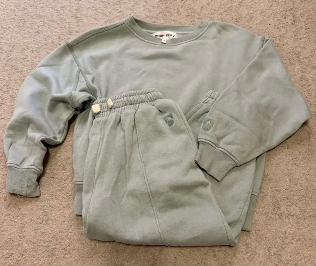 main story スウェットセットアップ