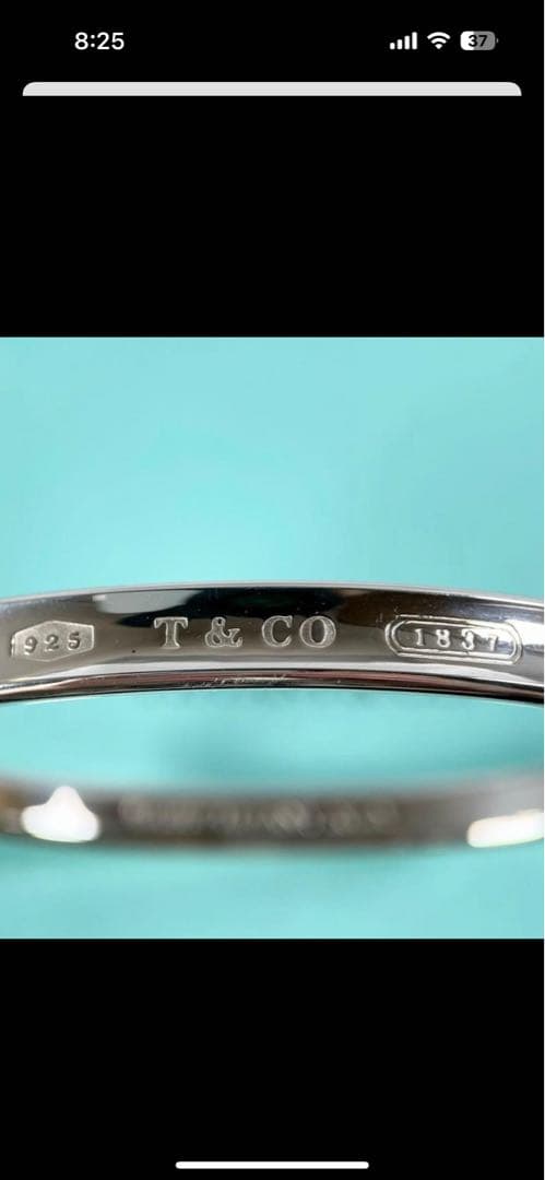 TIFFANY&Co. ティファニー 1837 ナロー バングル V132fe