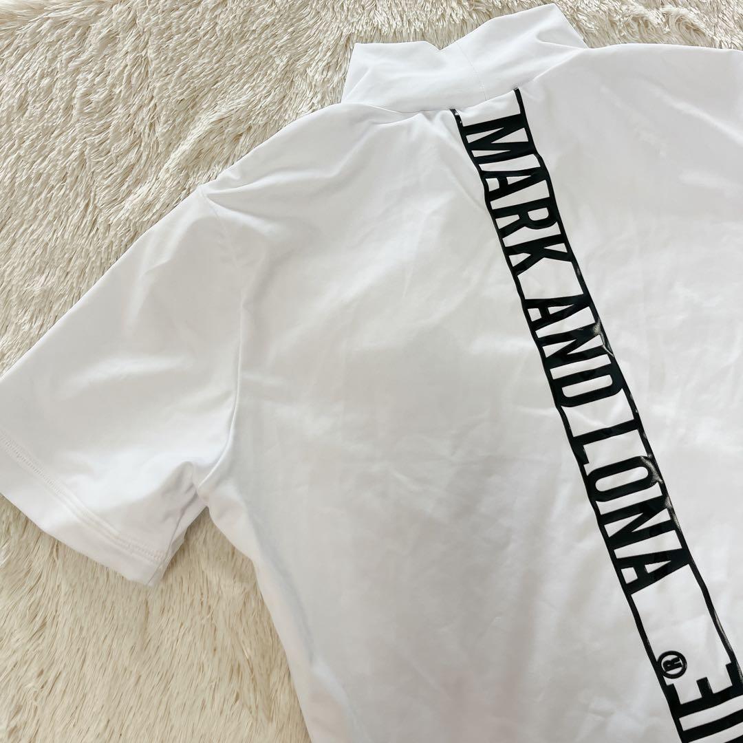 新品タグ付き未使用　MARK&LONA 半袖モックネックシャツ 36