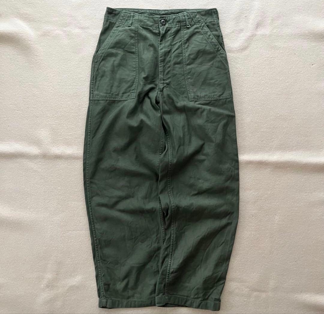 【W32×L31】 60年代 60s usarmy ベイカーパンツ og107
