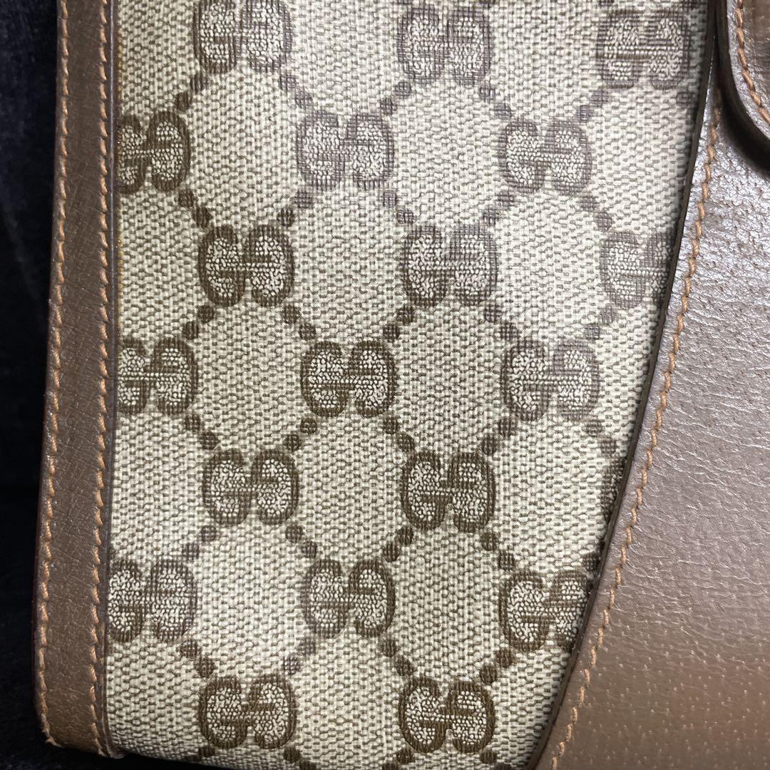 ヴィンテージ グッチ GGマーク シェリーライン クラッチバッグ