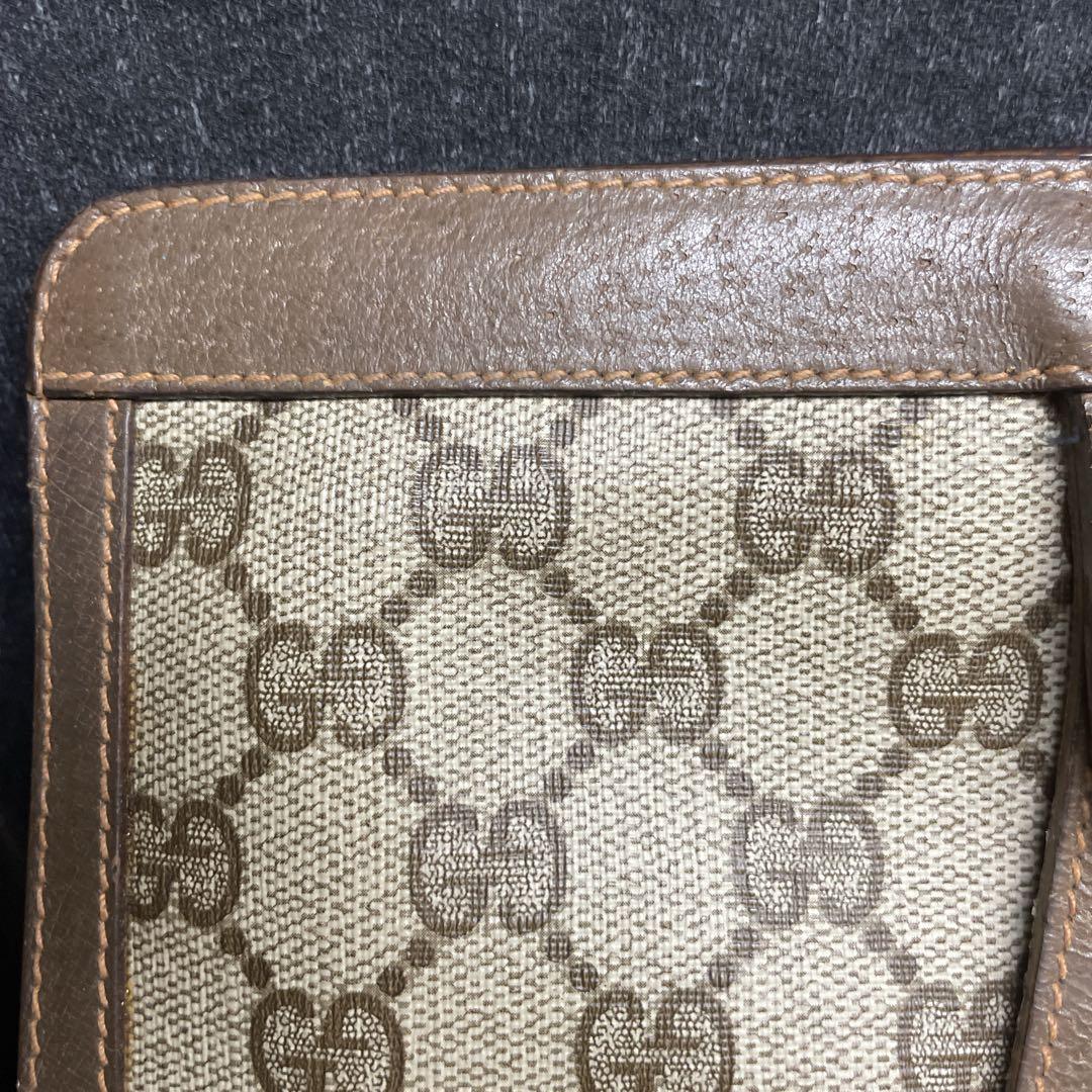 ヴィンテージ グッチ GGマーク シェリーライン クラッチバッグ