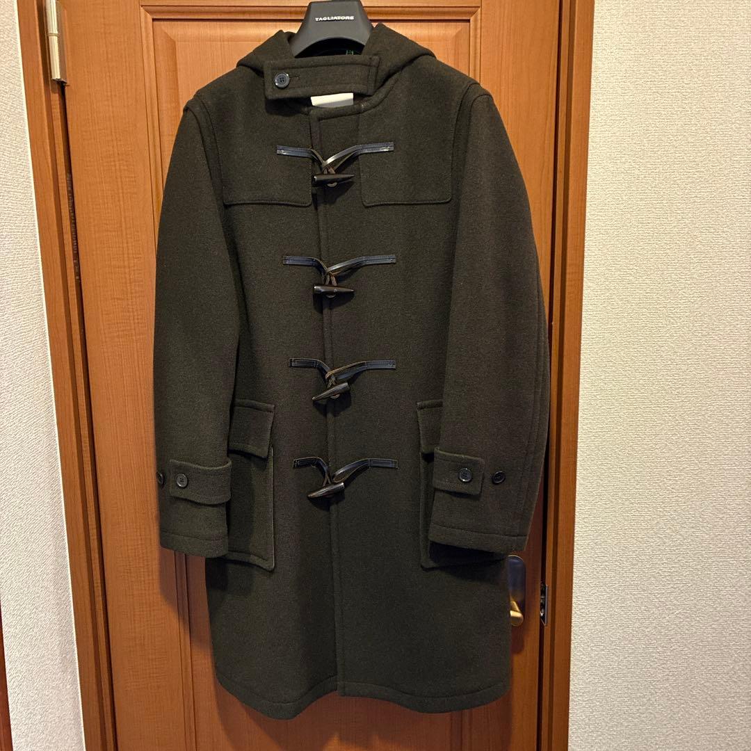 ダッフルコート フード付き　カーキ