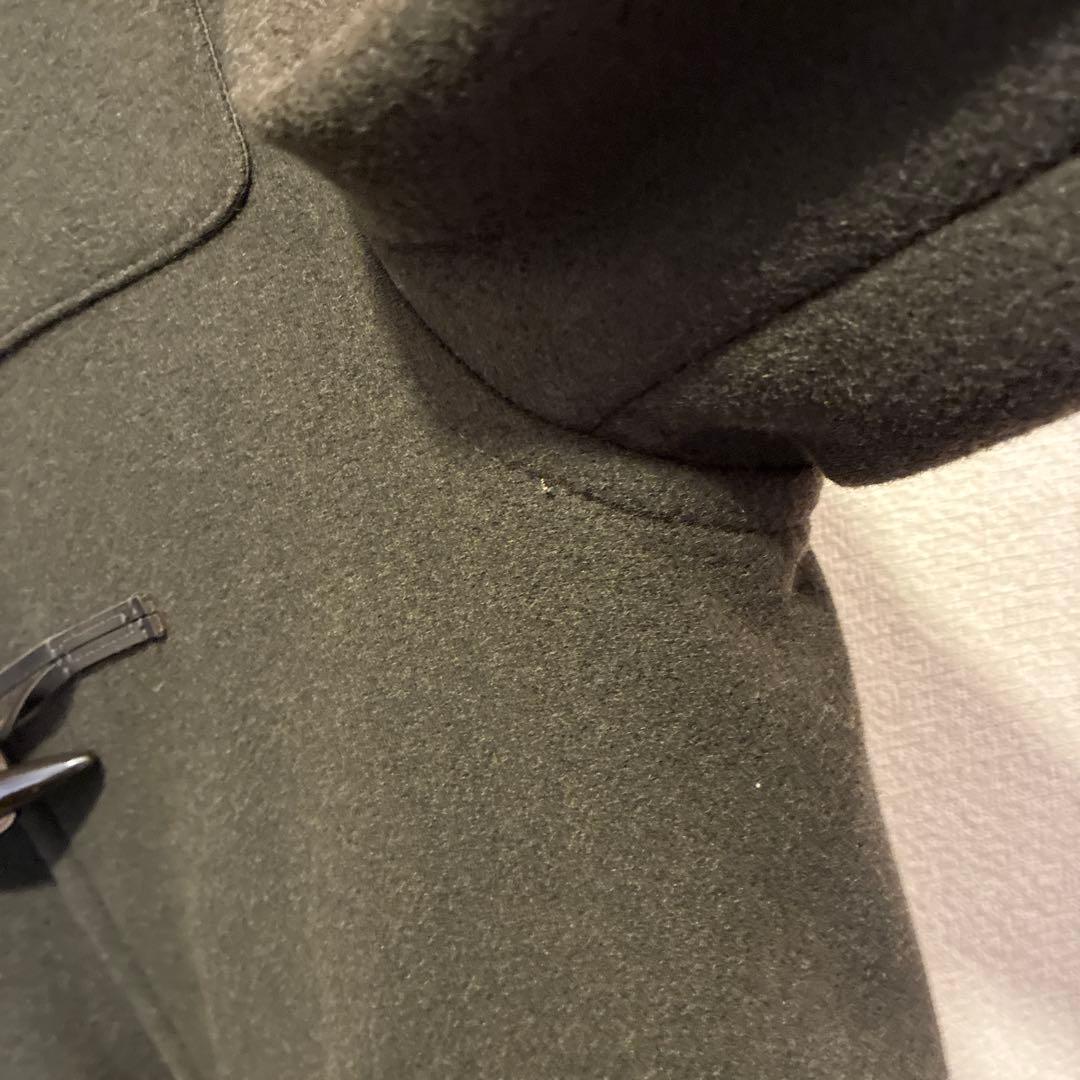 ダッフルコート フード付き　カーキ