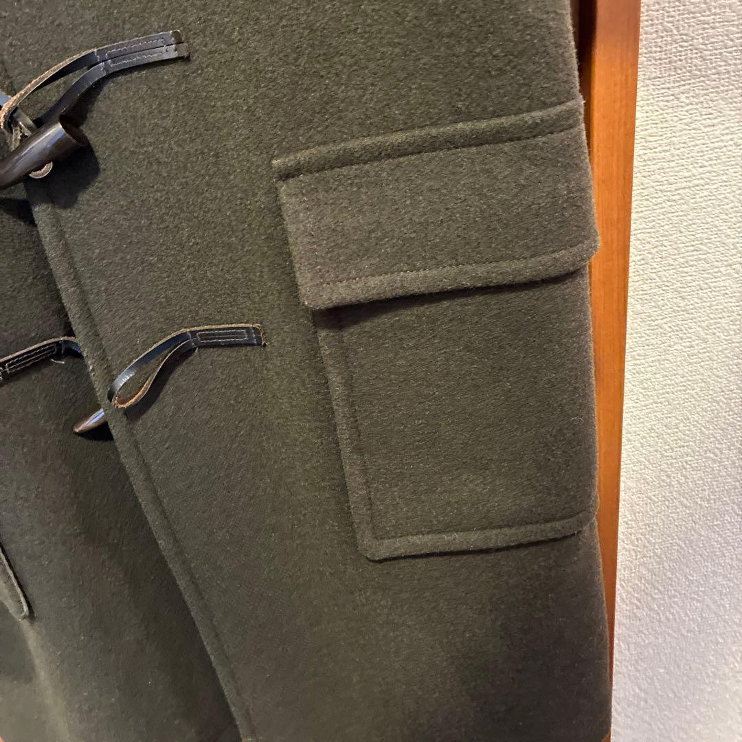 ダッフルコート フード付き　カーキ