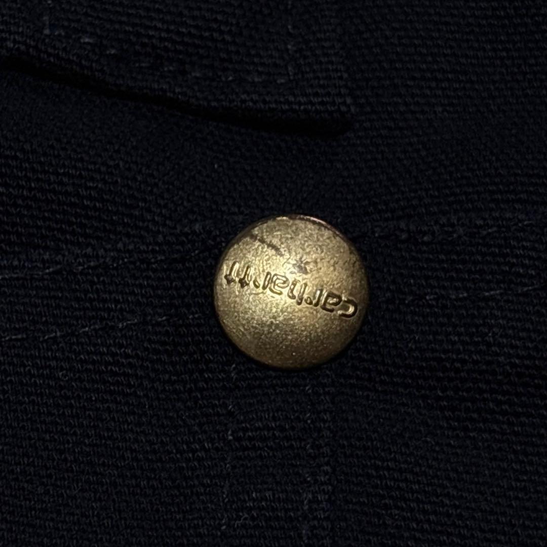 カーハート ダブルニー オーバーオール USA製 ダック地 ワークウェア 黒