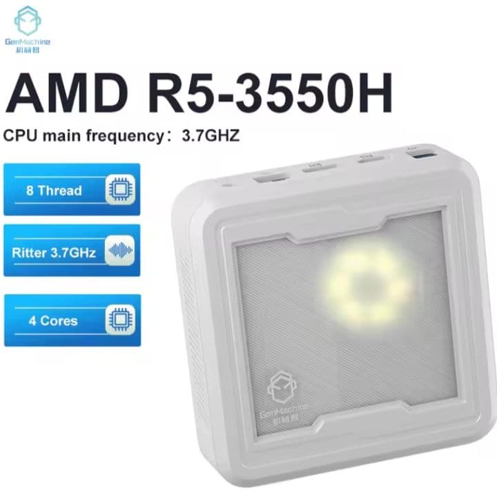 ミニPC GenMachine Ryzen 5 3550h 8GB+256GB