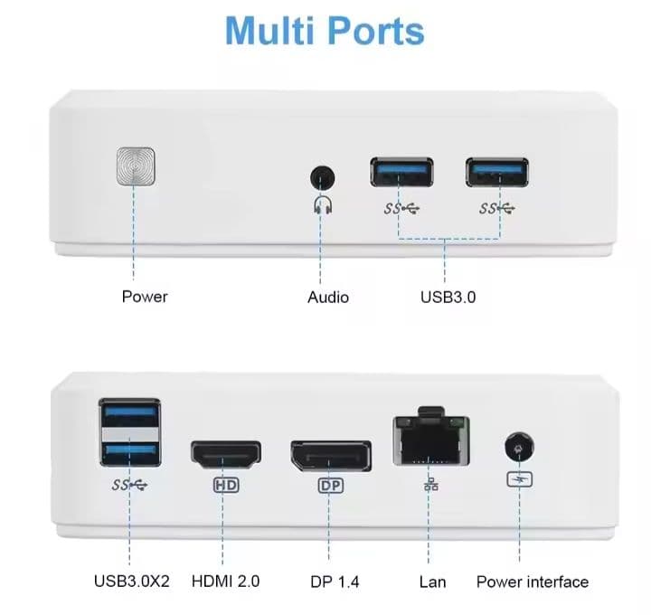 ミニPC GenMachine Ryzen 5 3550h 8GB+256GB
