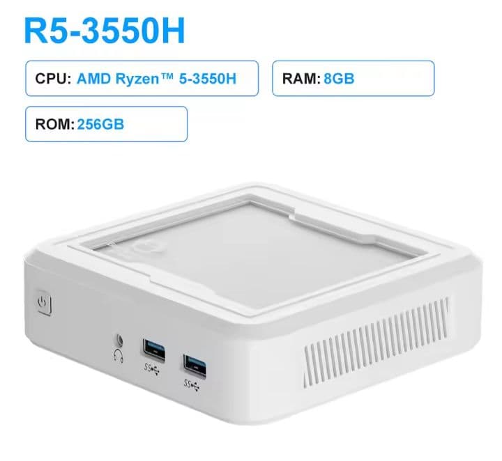 ミニPC GenMachine Ryzen 5 3550h 8GB+256GB