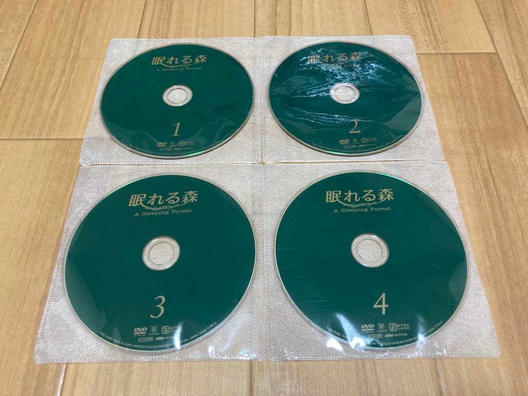 DVD 眠れる森 全4巻　中山美穂 木村拓哉 仲村トオル ユースケ・サンタマリア