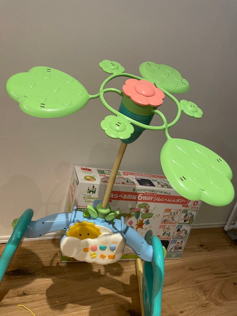 【極美品】プーメリーくまのプーさん6WAYジムメリー