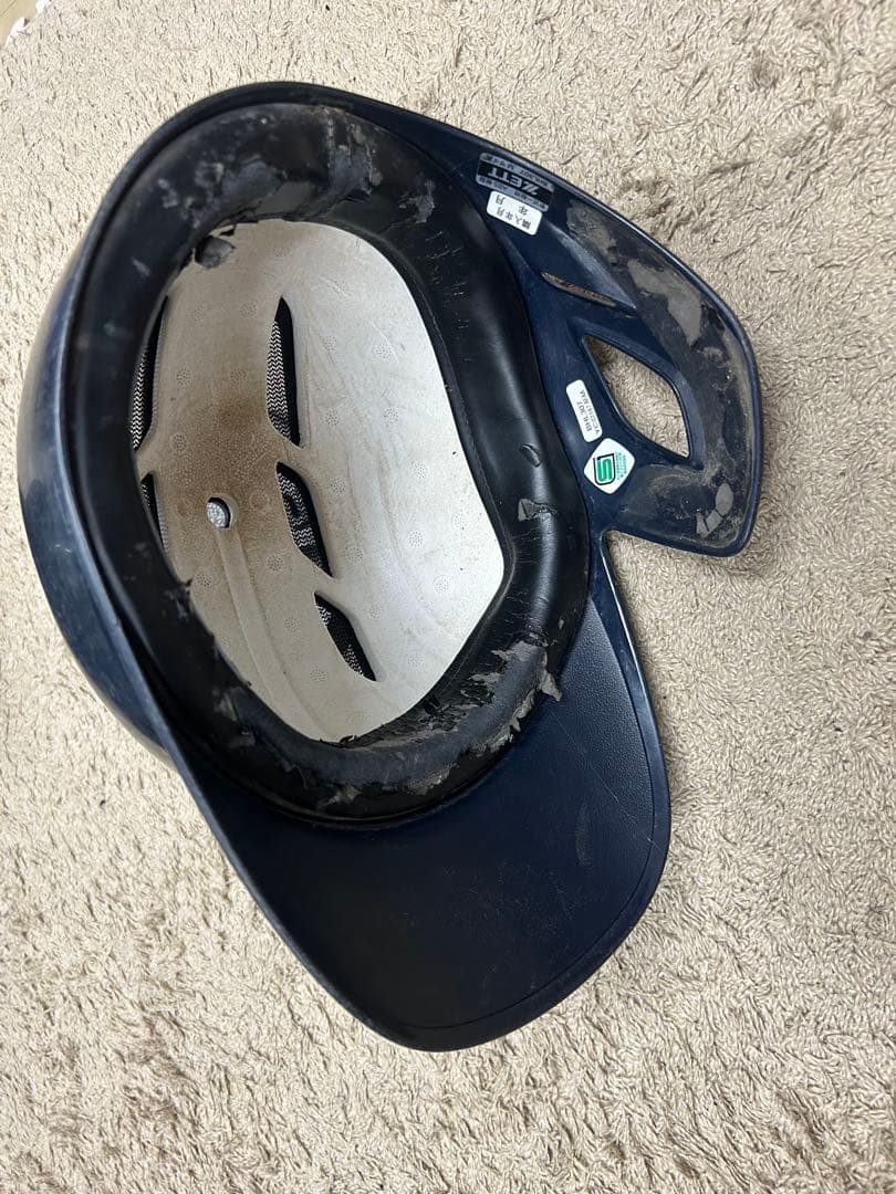 ヘルメット10個セット【中古】 ミズノのケース7枚付