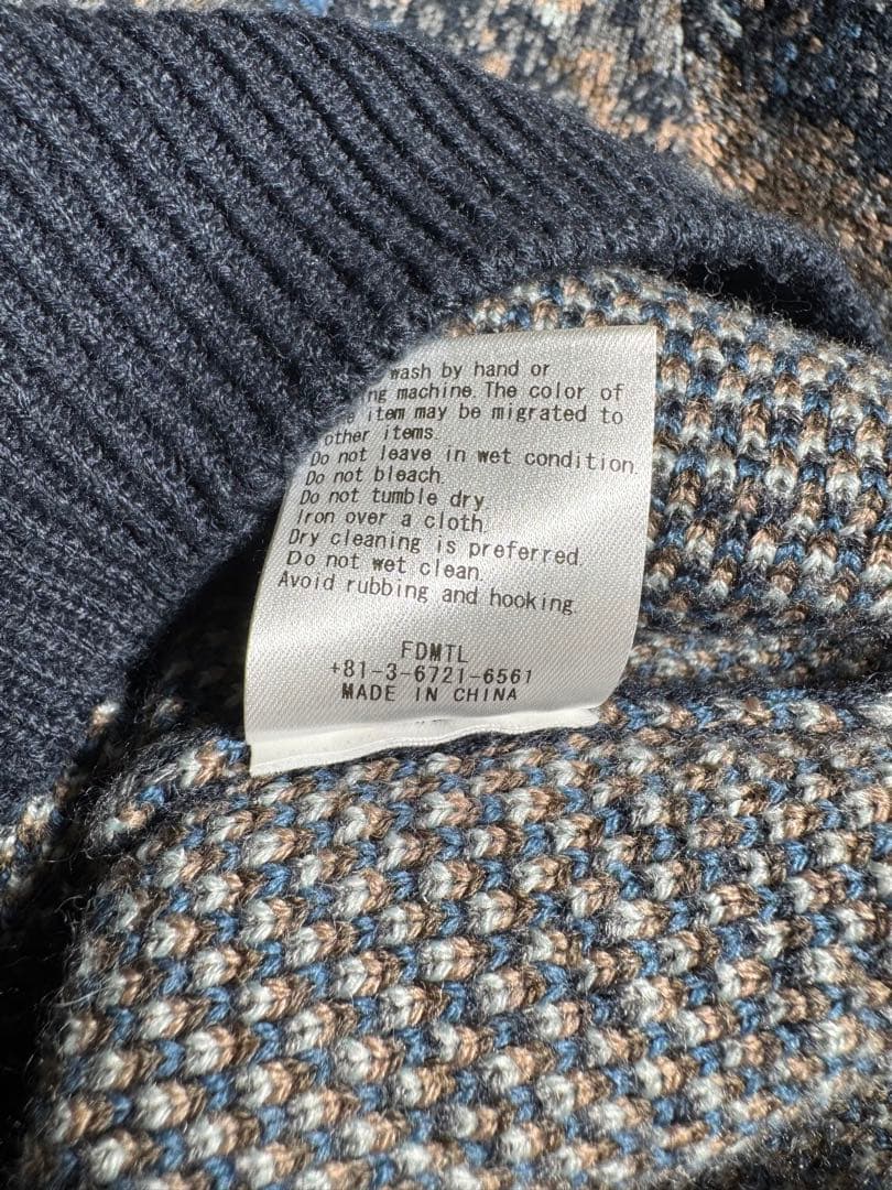 FDMTL BORO SWEATER サイズ4