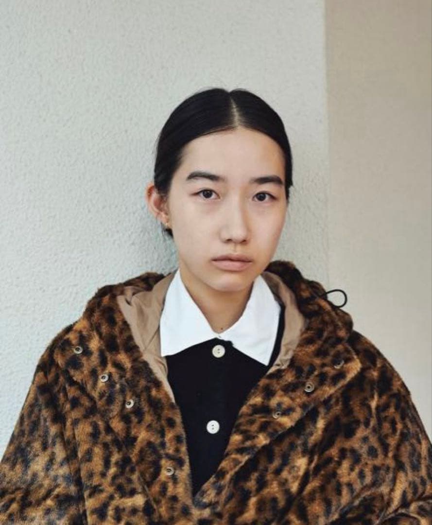 ＜6(ROKU)＞フェイクファー レオパード ブルゾン 38