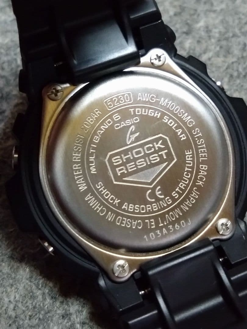 G-SHOCK(168) タフソーラー5230 AWG-M100SMG