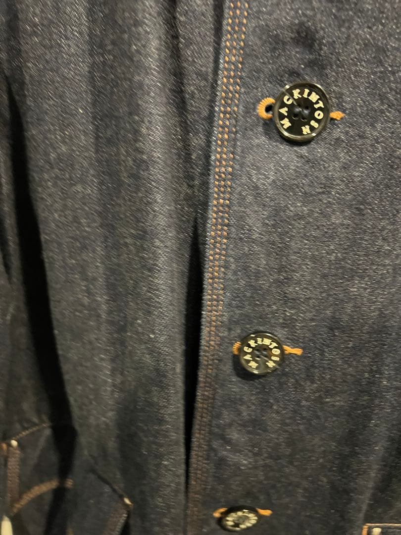 最終値下げ　マッキントッシュ　ハンビー　GTS デニムコート 34