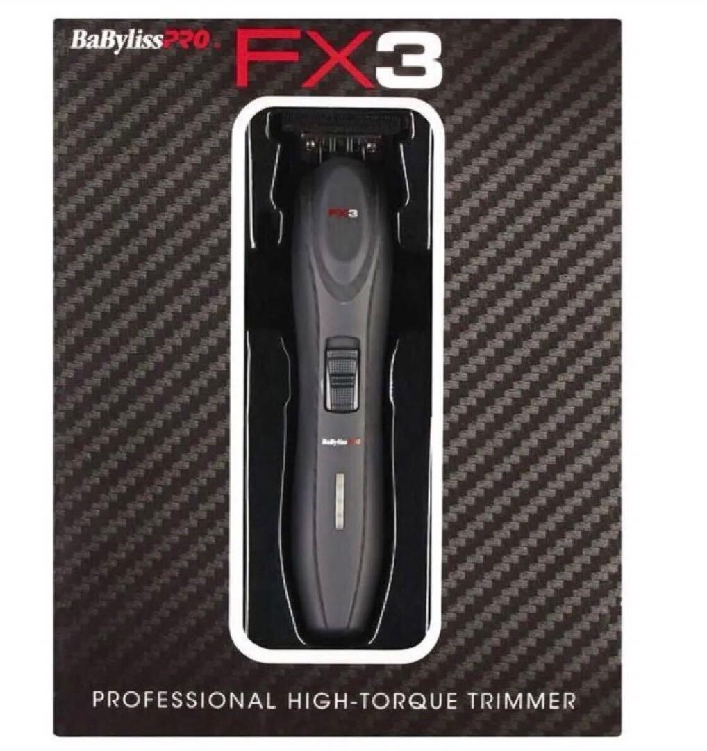 BaByliss Pro FX3 Trimmer Black レア　バリカン