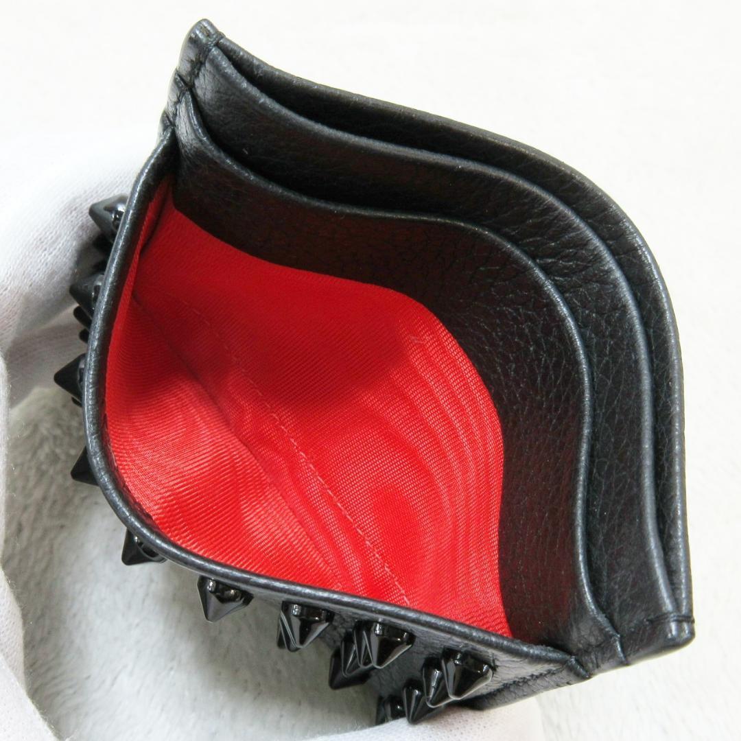 クリスチャンルブタン キオス スパイクスタッズ カードケース 名刺入れ