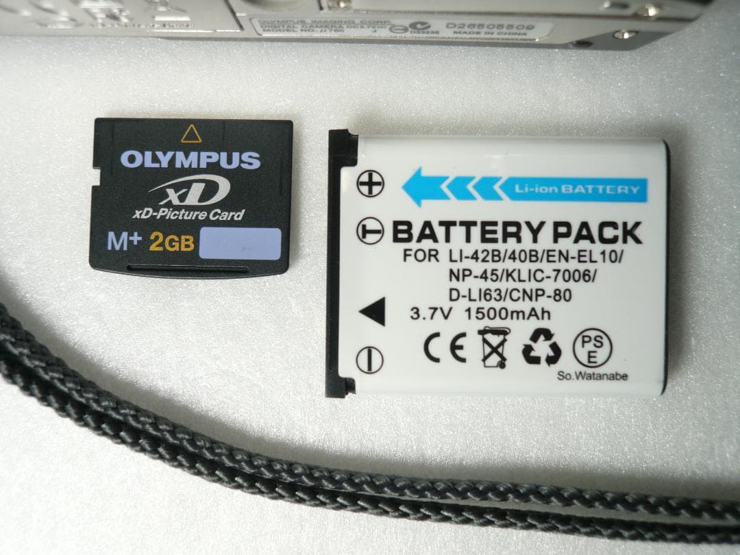 OLYMPUS μ780⭐️極美品⭕️貴重なxD-ピクチャーカード２G付★実働品