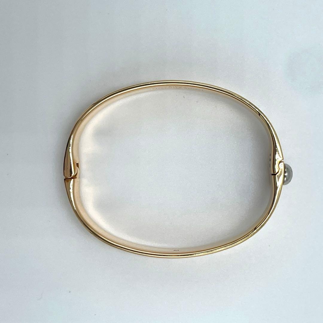 美品☆ルイヴィトン カフナノグラム バングル M00254 ピンクゴールド M