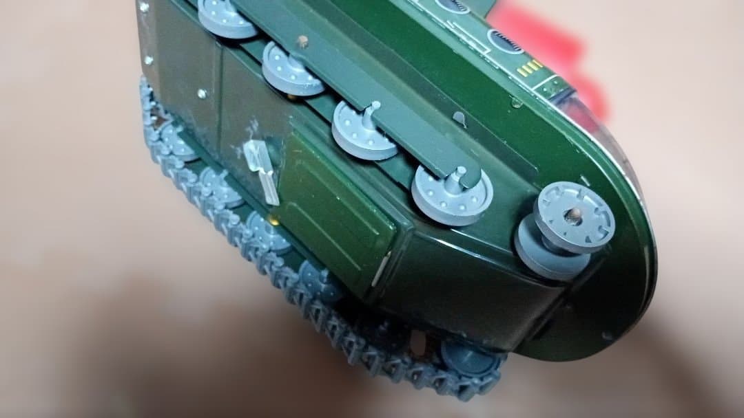 ブリキのおもちゃ MD-5 軍事風キャタピラ模型 難アリ