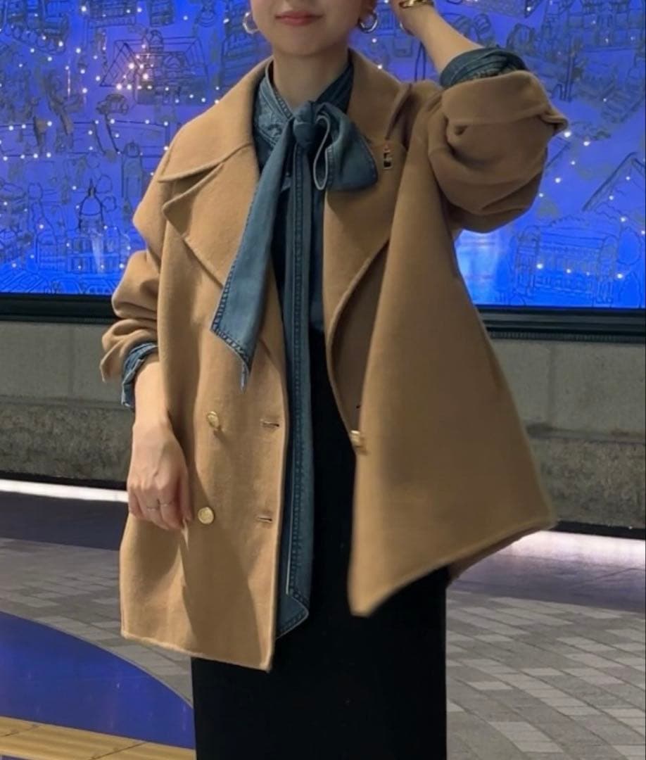 ラウンジドレス20周年　デニムボウタイシャツ