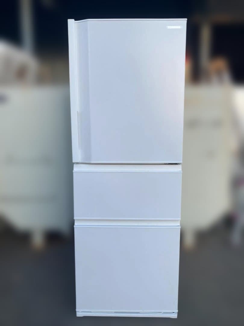 状態良好！東芝 3ドア冷凍冷蔵庫 GR-V33SC（WU）326L 2023年製