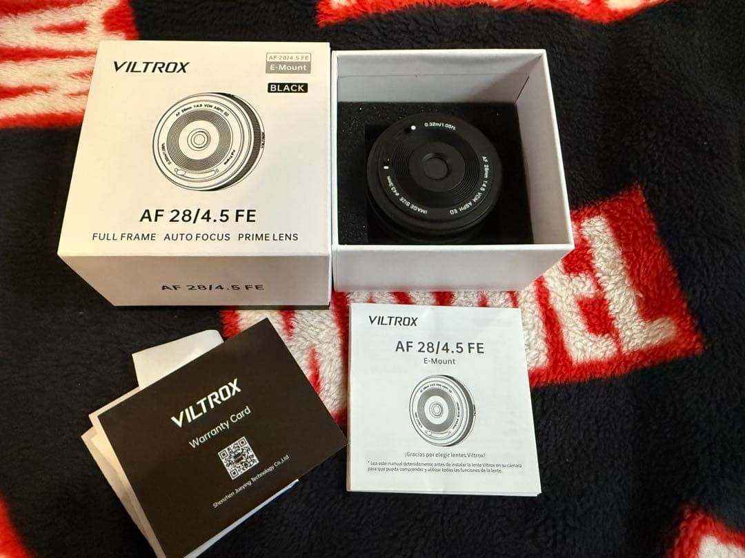 Viltrox AF 28/4.5 FE 単焦点レンズ　中古