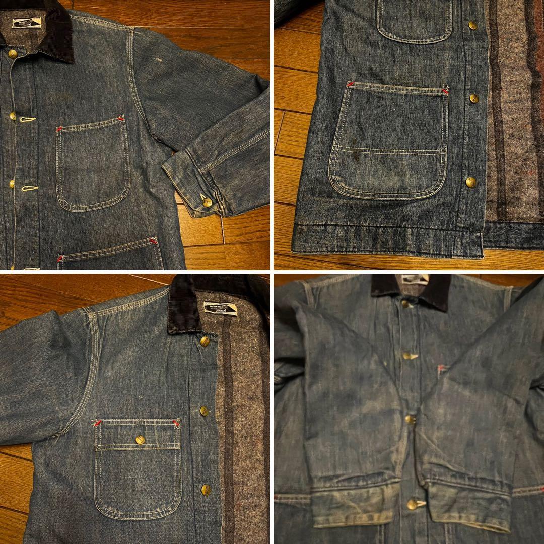 ヒ*ロ様 80sSEARSシアーズ ビンテージ50sデニム カバーオール ジャケ