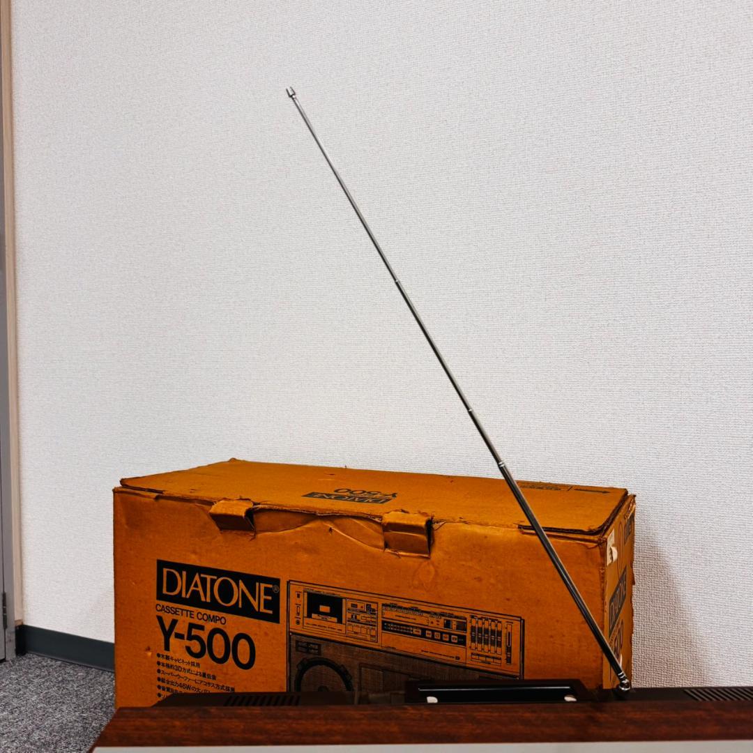 DIATONE Y-500 大型ラジカセ 三菱電機 通電OK レトロ 箱付き