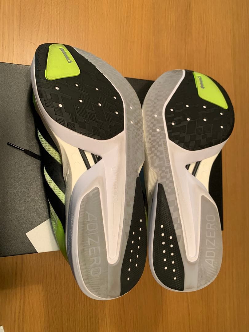 adizero ランニングシューズ ネオンイエロー/ブラック　26cm