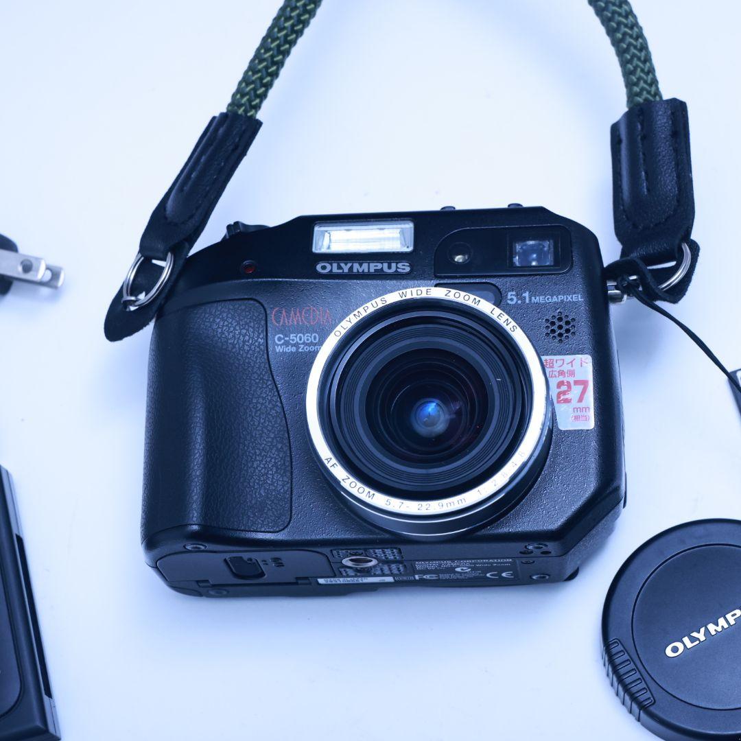 スマホ転送可 OLYMPUS オリンパス C-5060 電池充電器メモリーカード
